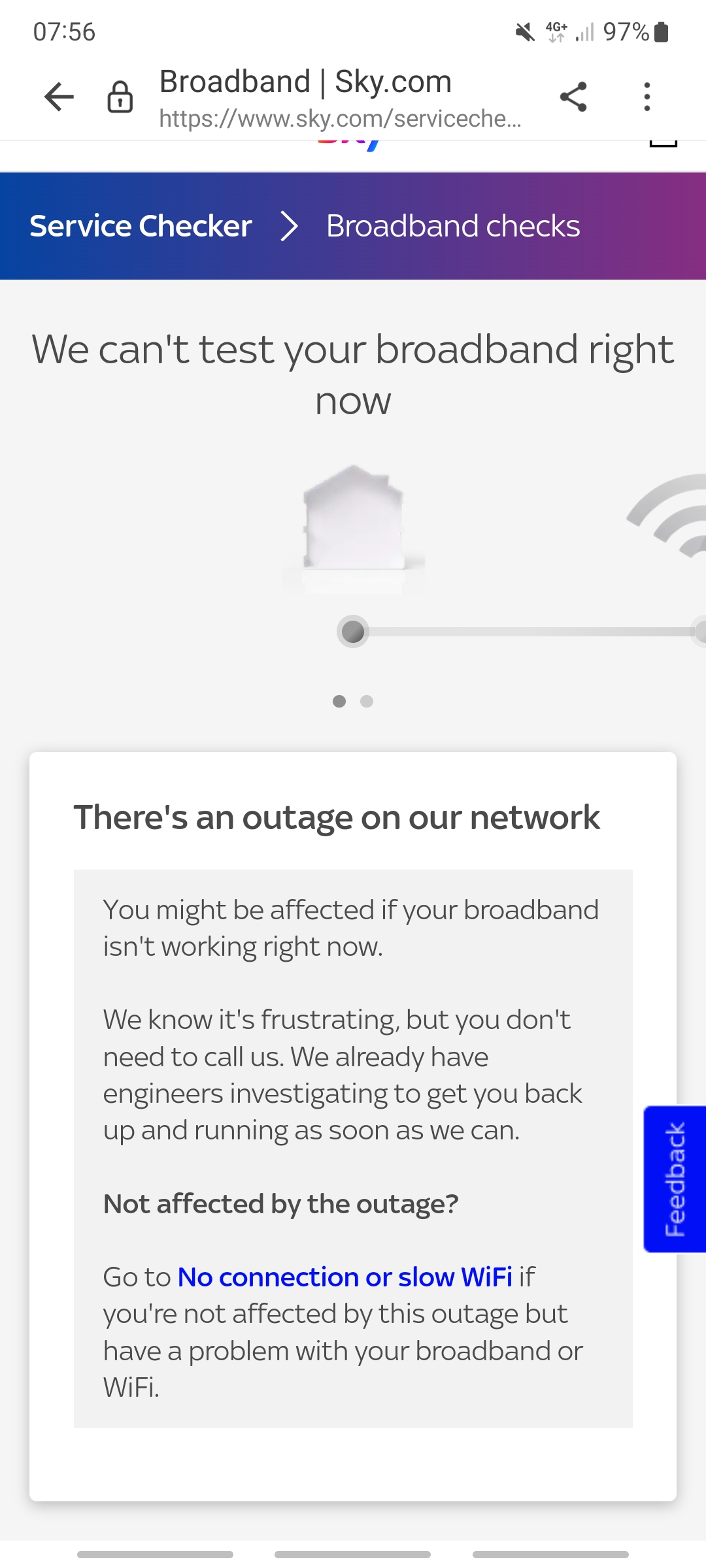 sky network outage