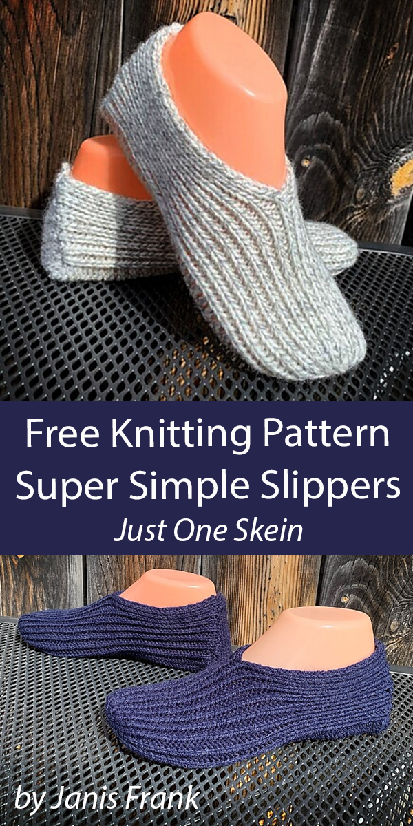 slipper knitting patterns