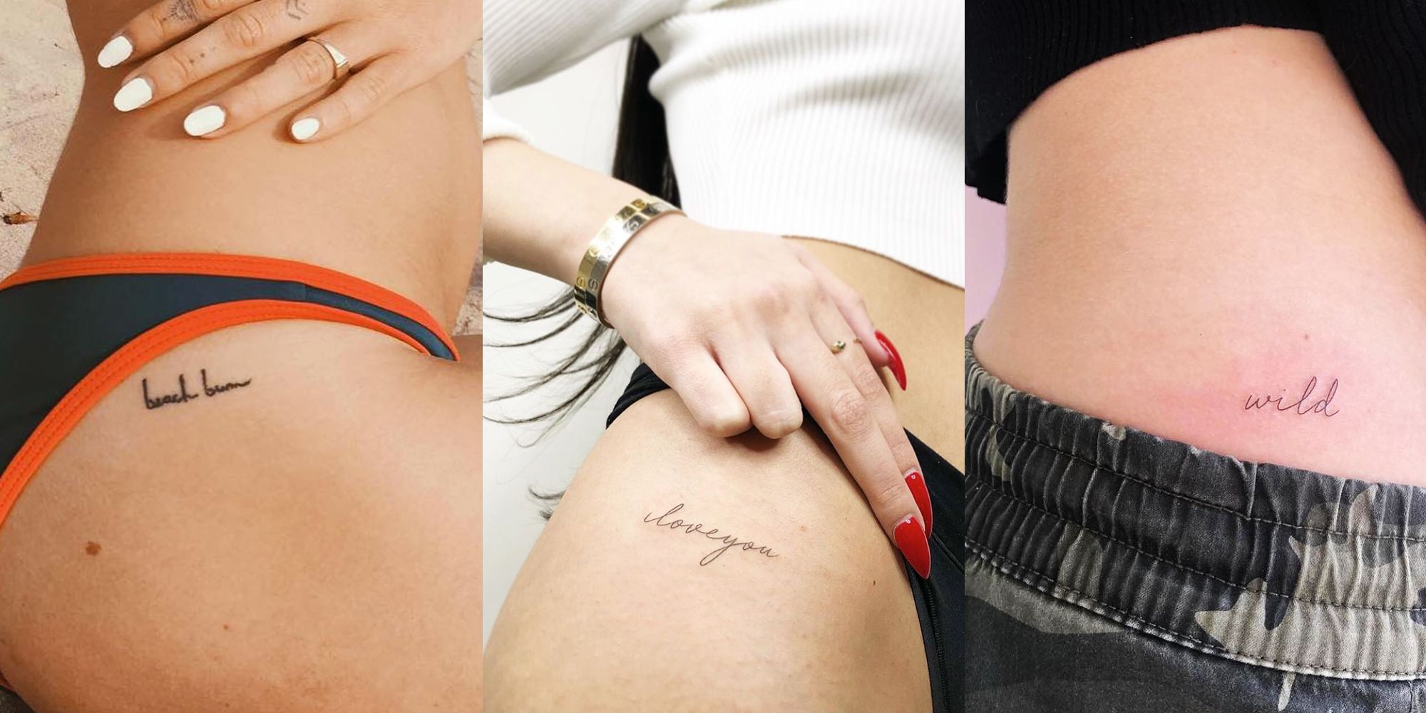 small hip tattoos for women