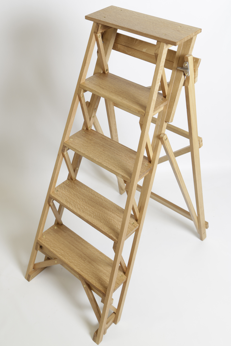 small wooden step ladder