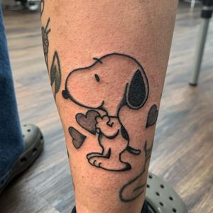 snoopy tattoo