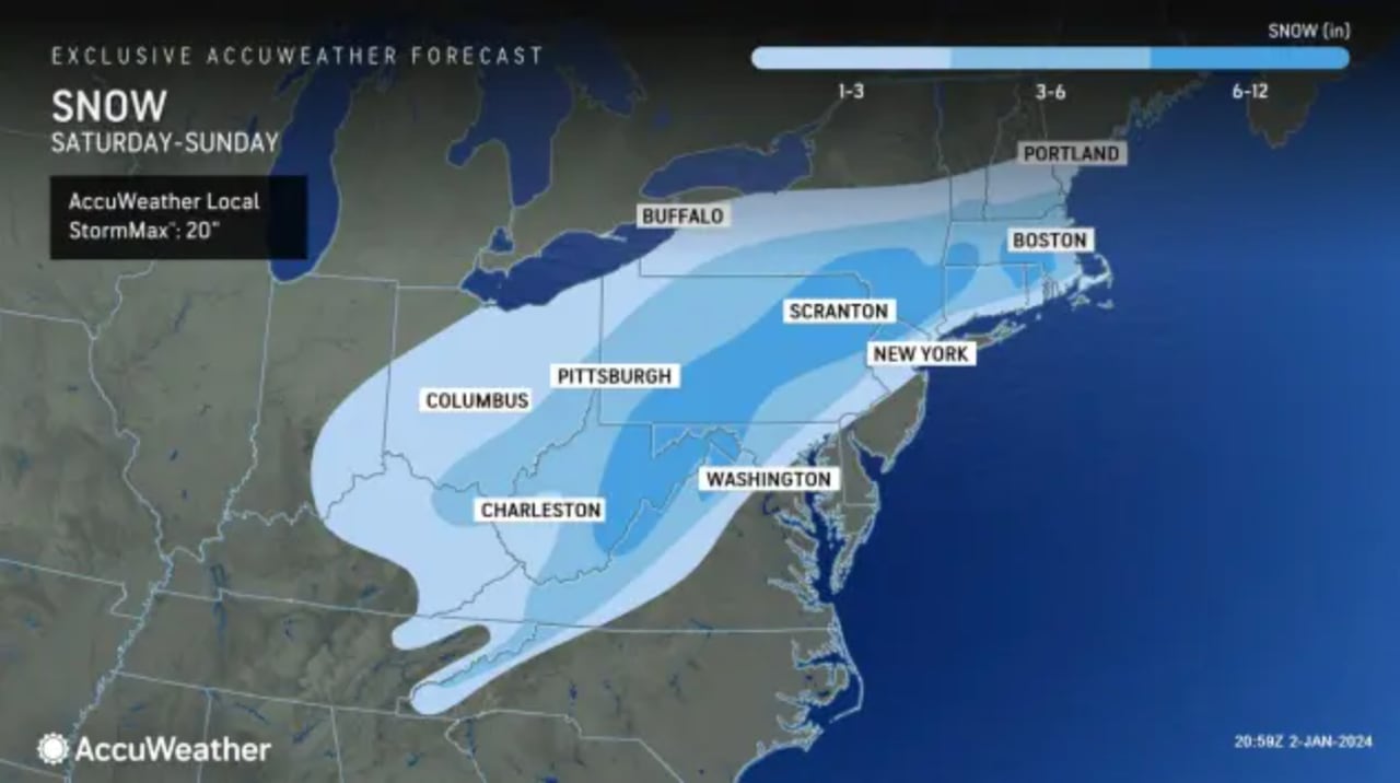 snowstorm weather forecast