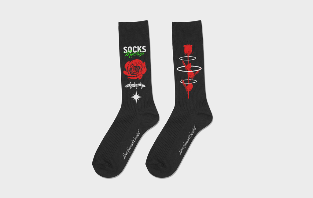 socks mockup