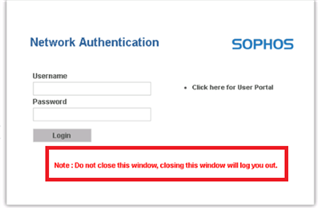 sophos login portal