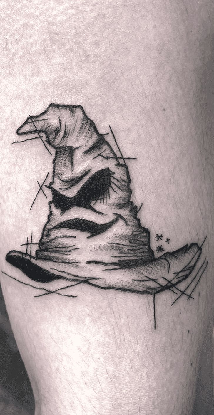 sorting hat tattoo