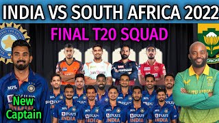 south africa vs india t20 2022 player list date