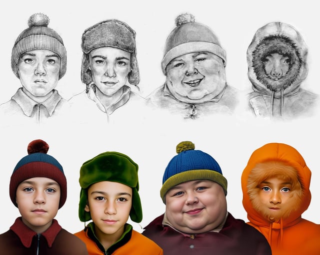 south park characters in real life