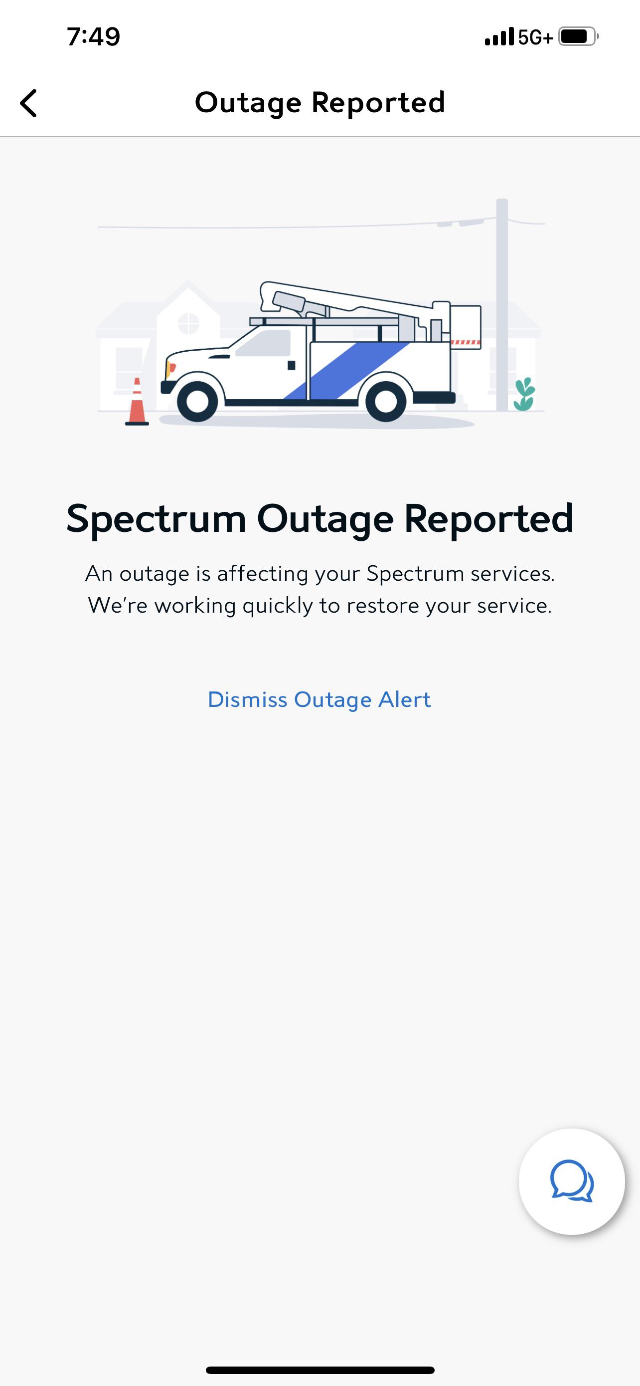spectrum internet outages