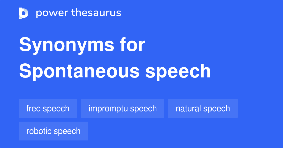 spontaneous synonyms