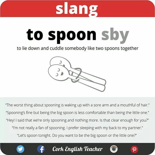 spoon meaning slang