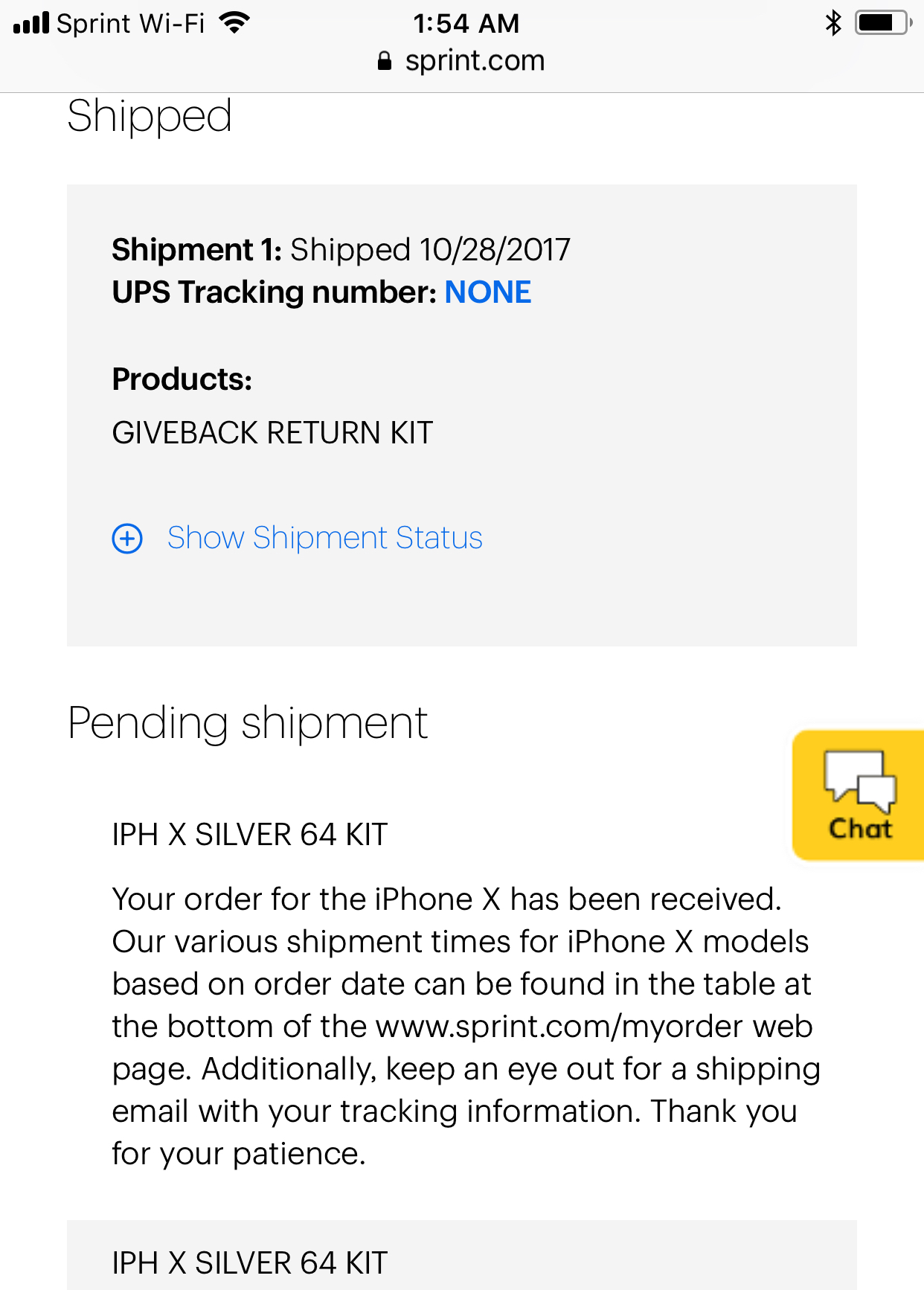 sprint.com/myorder