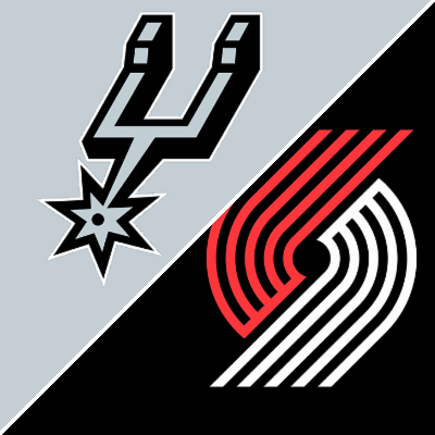 spurs vs trail blazers box score