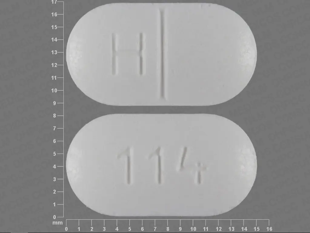 square pill with 114