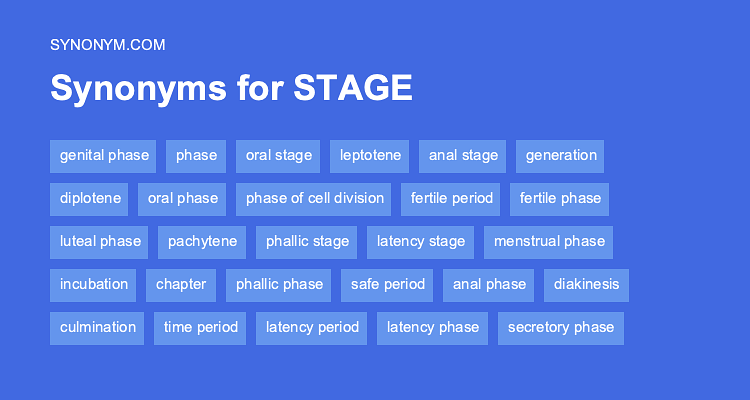 stage synonyms