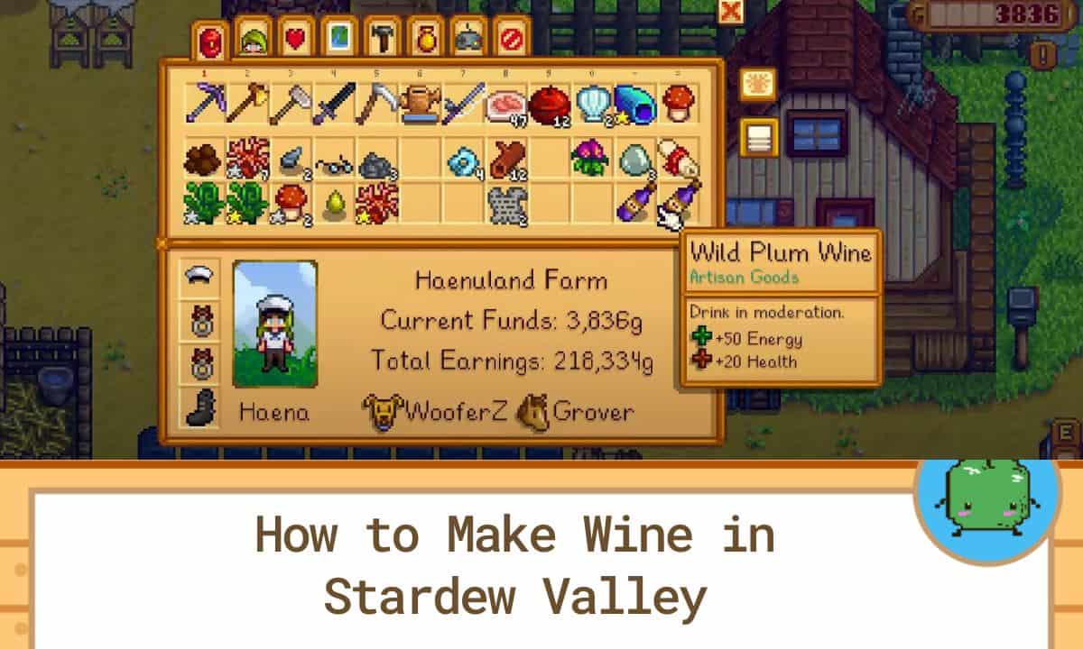 stardew valley blueberry wine