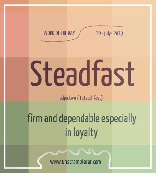 steadfastly synonym