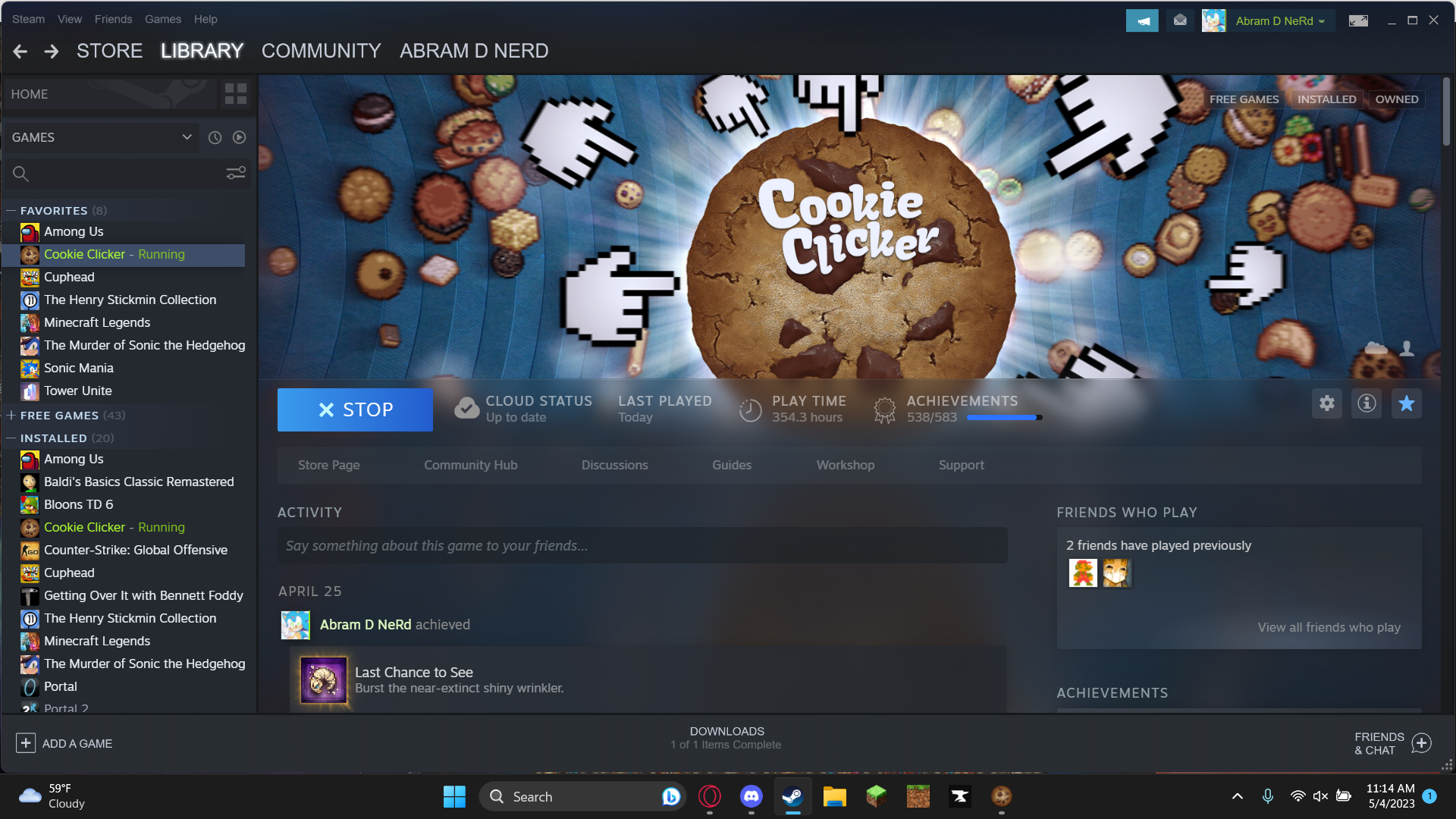 steam cookie clicker