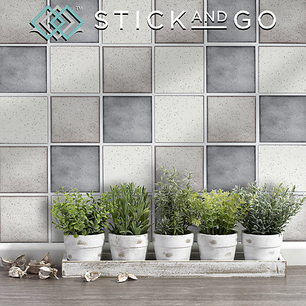 stick on fireplace tiles b&q