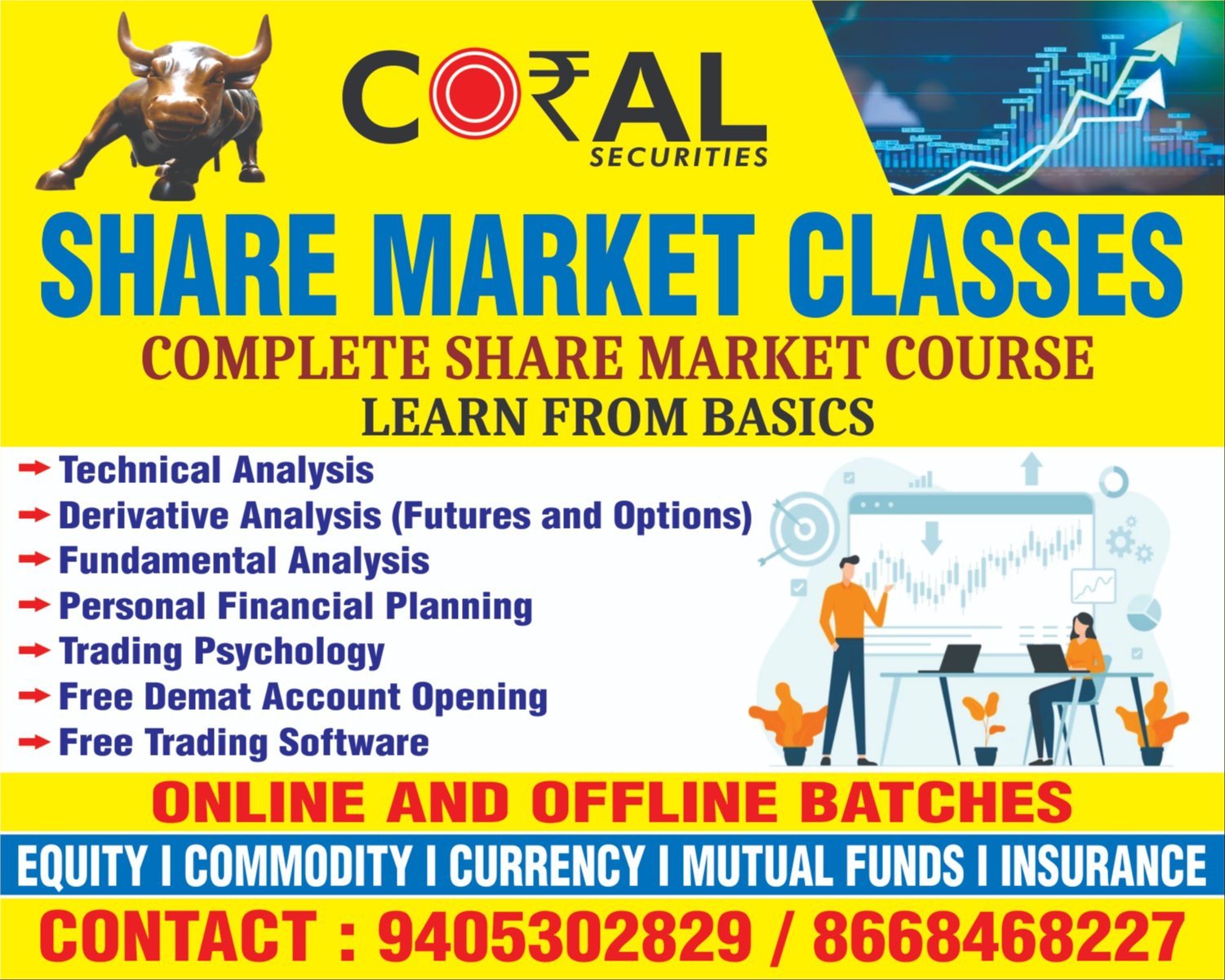 stock market trading classes near me