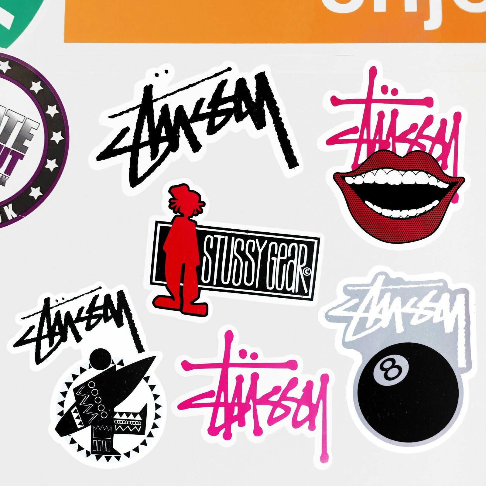 stussy stickers pack