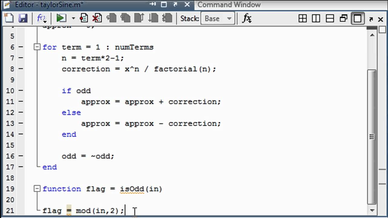 subs en matlab