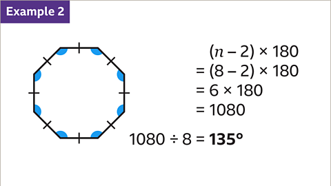 sum of interior angles of a hexagon