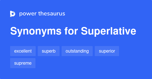 superlative thesaurus