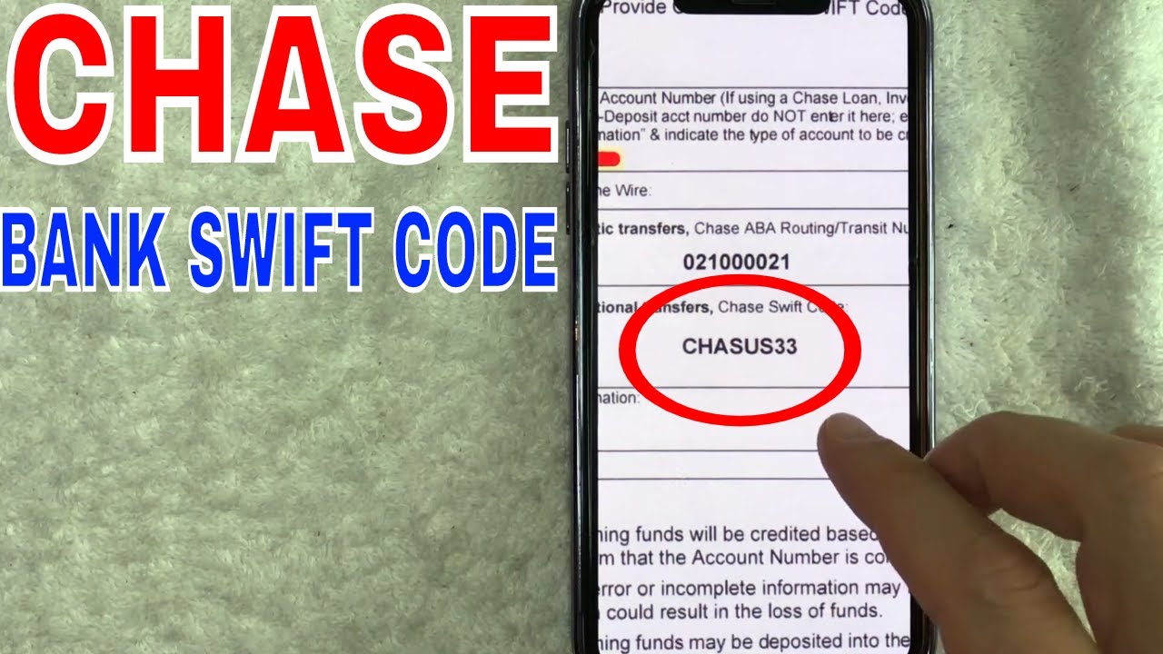 swift code of chase