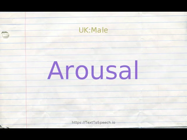 synonym arousal