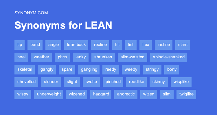 synonym lean