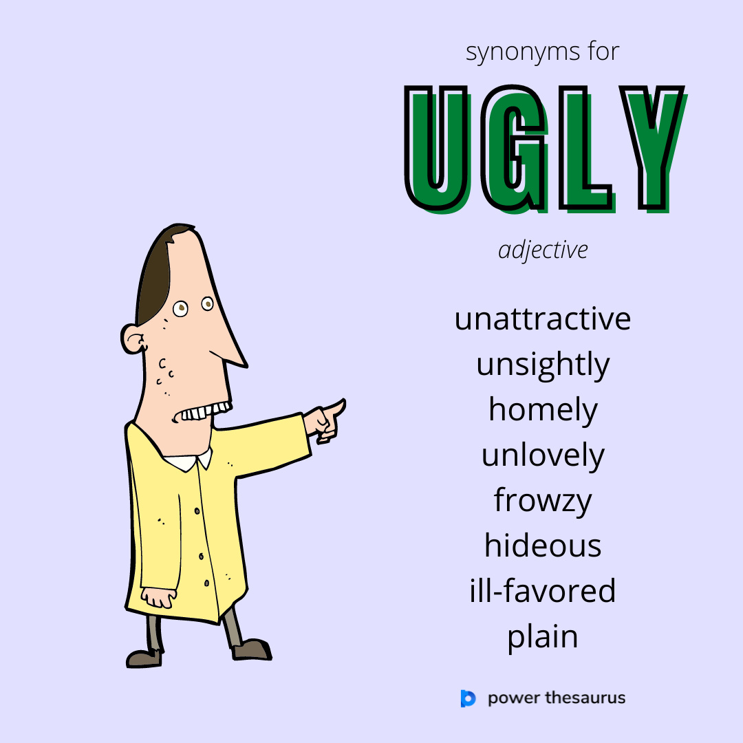 synonym ugly