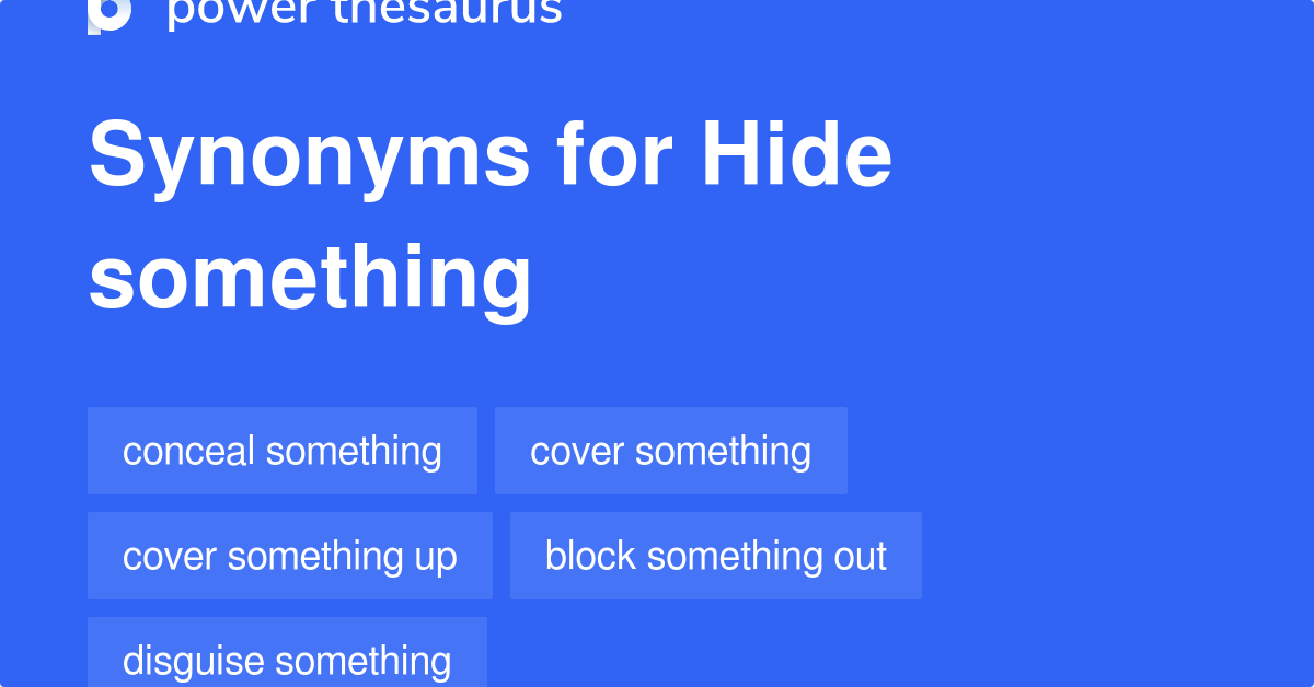 synonyms for hide