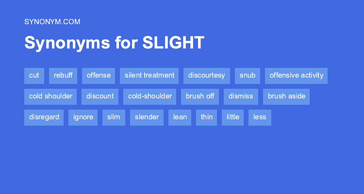 synonyms for slightly