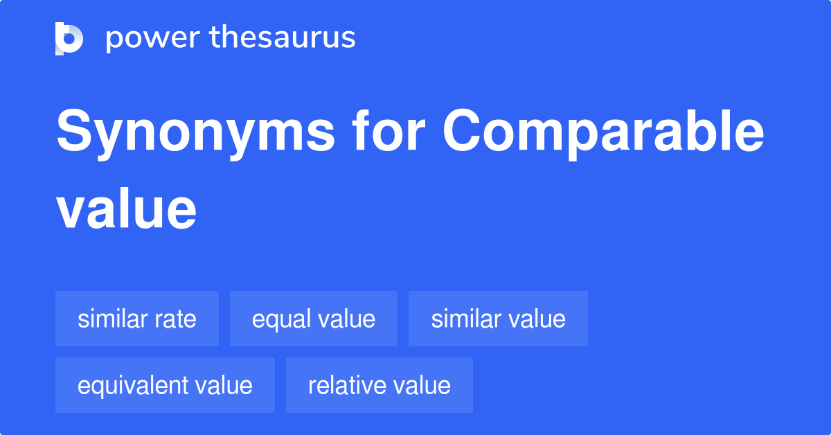 synonyms of comparable