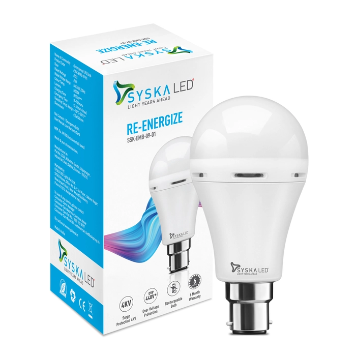 syska rechargeable bulb