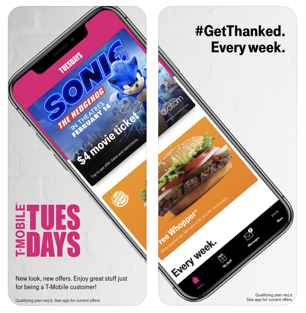 t-mobile tuesday offers last week