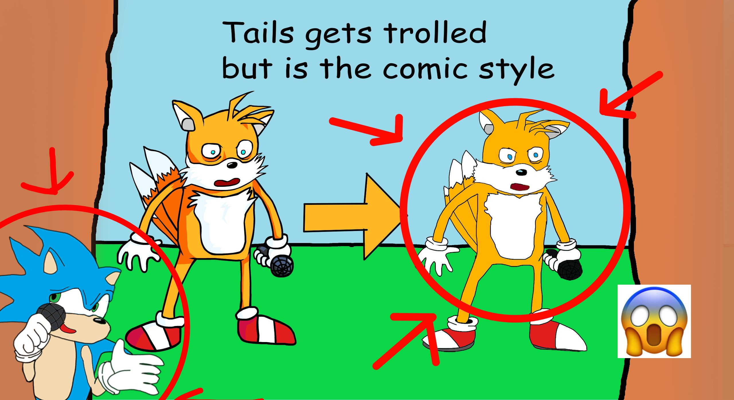 tails gets trolled