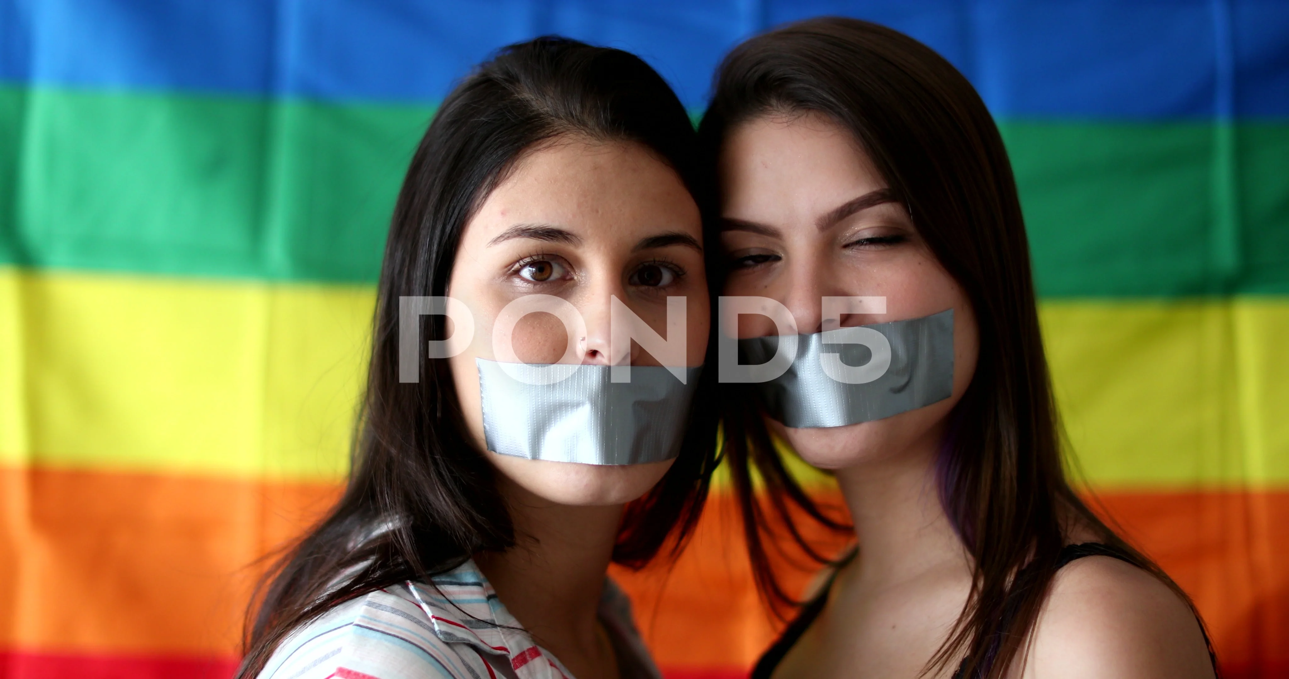 tape gagged lesbians