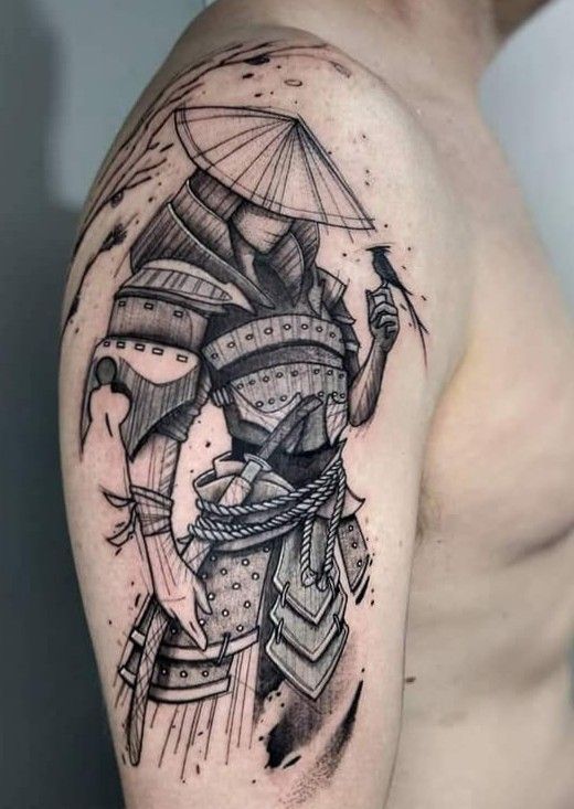 tatto japones samurai