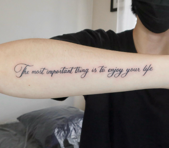 tattoo quotes about life