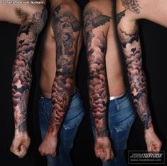 tattoos nubes