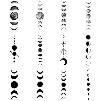 tatuaje de fases de la luna