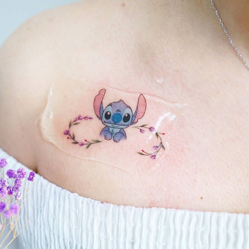 tatuajes de stitch pequeños