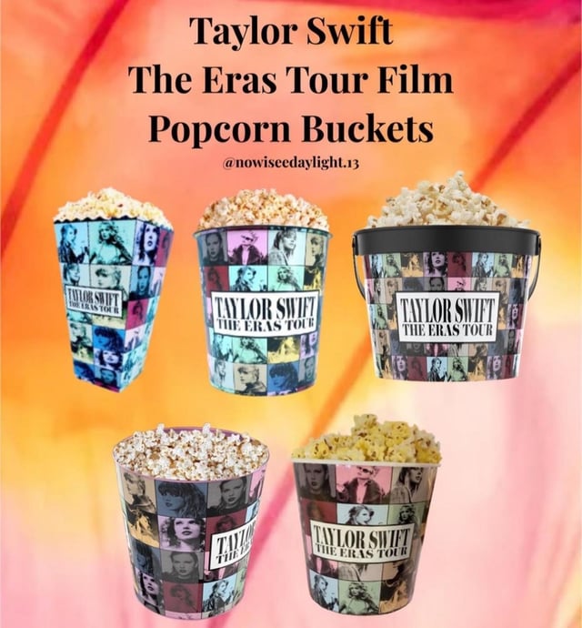 taylor swift popcorn bucket