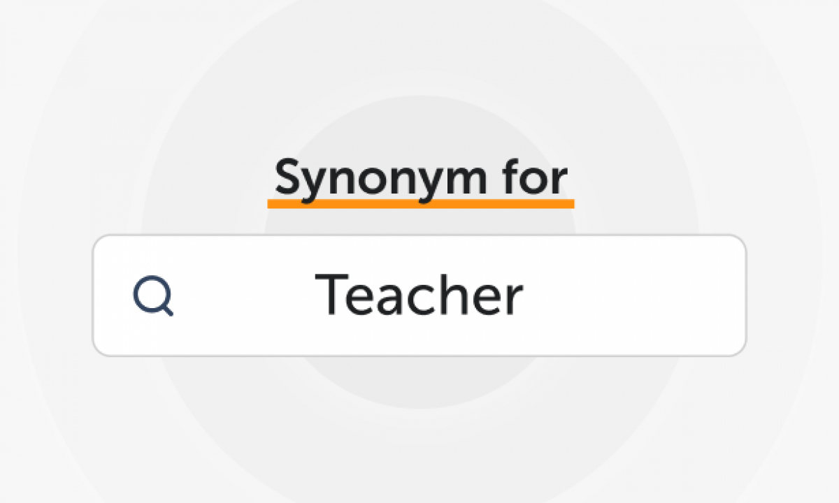 teacher synonym