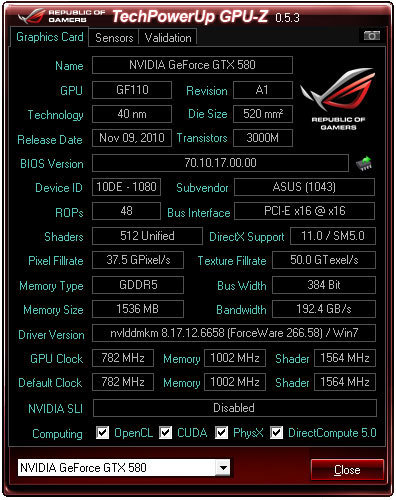 tech power up gpu z