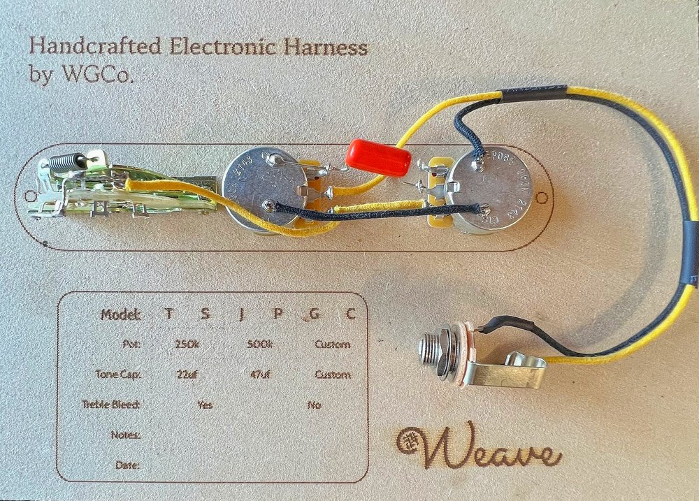 telecaster wiring loom