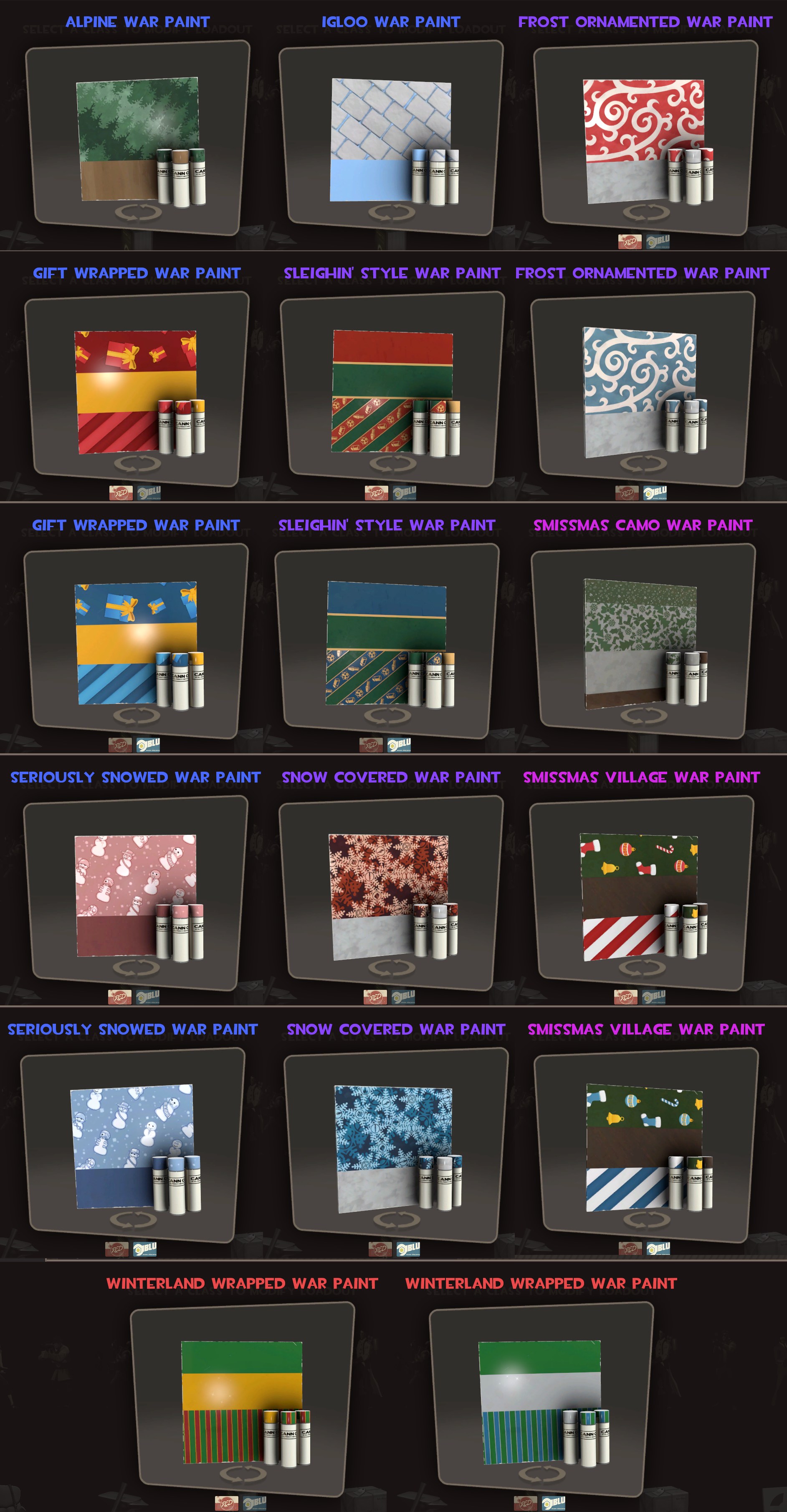 tf2 all war paints