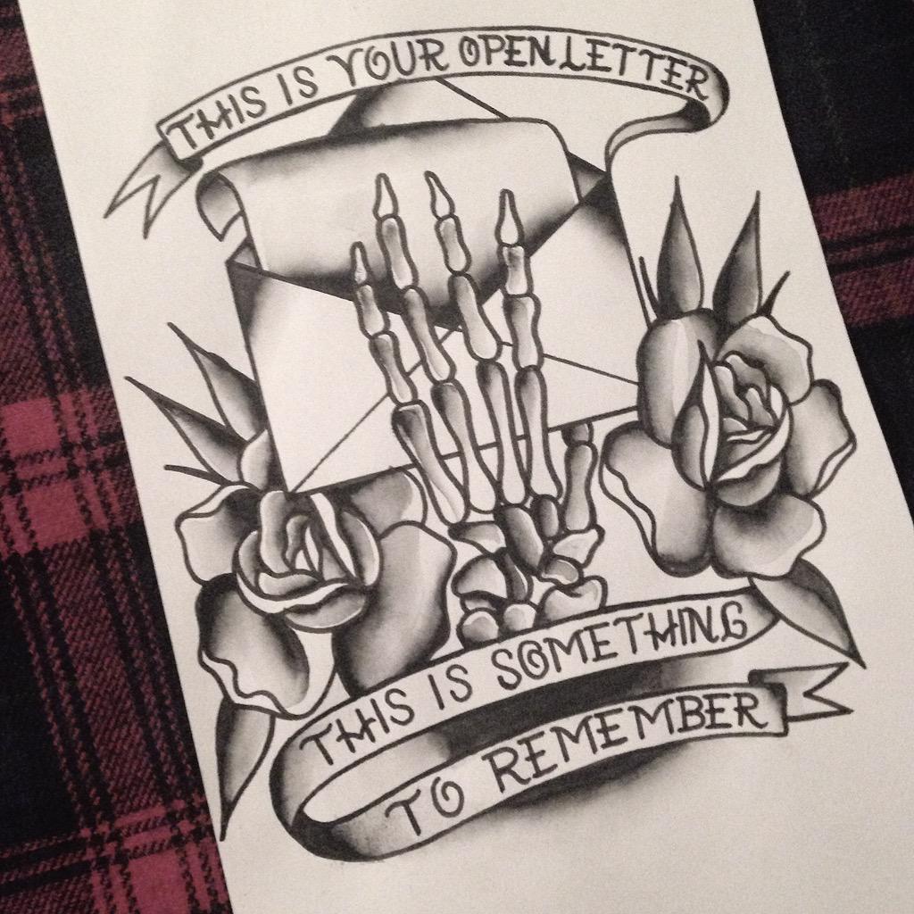 the amity affliction tattoo