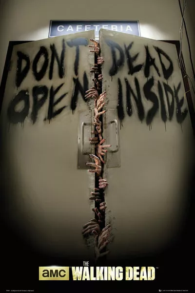 the walking dead door